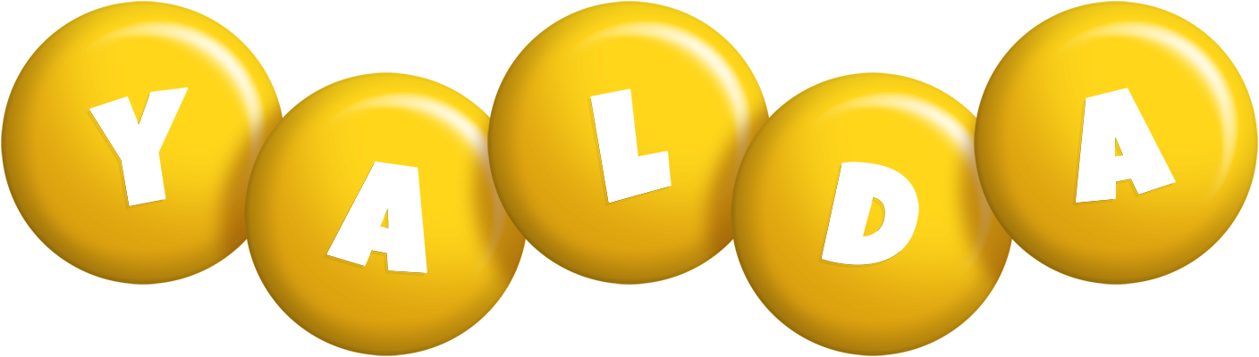 Yalda candy-yellow logo