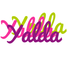 Yalda flowers logo