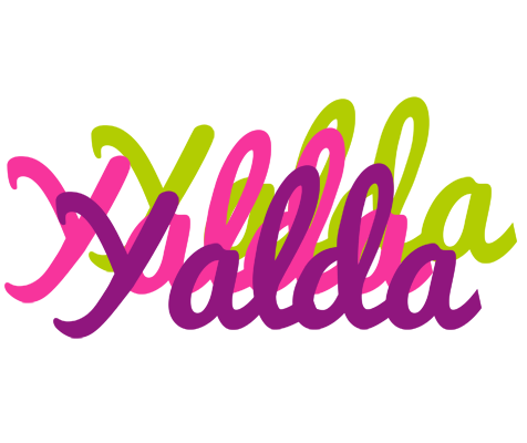 Yalda flowers logo