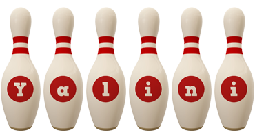 Yalini bowling-pin logo