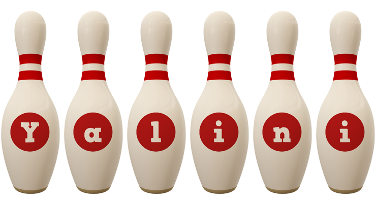 Yalini bowling-pin logo