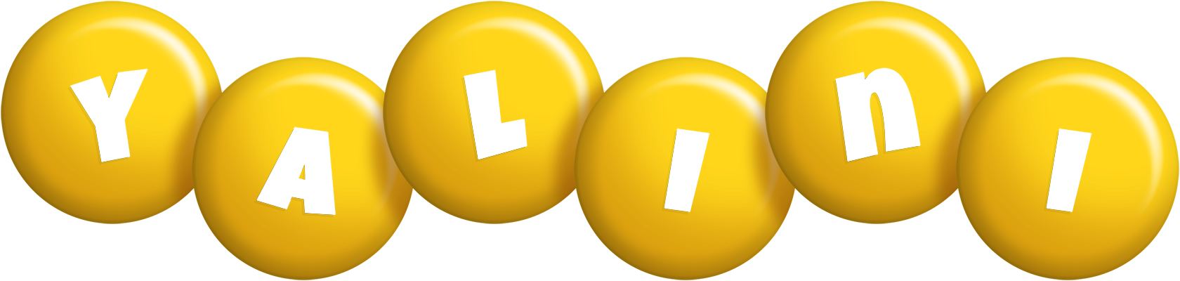 Yalini candy-yellow logo