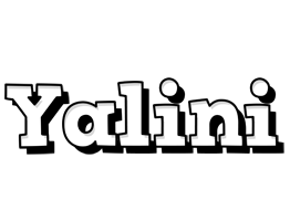 Yalini snowing logo