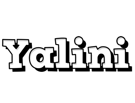 Yalini snowing logo