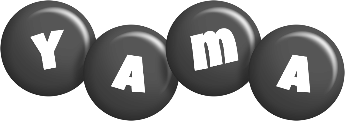 Yama candy-black logo