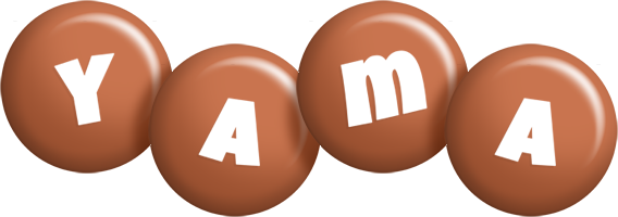 Yama candy-brown logo