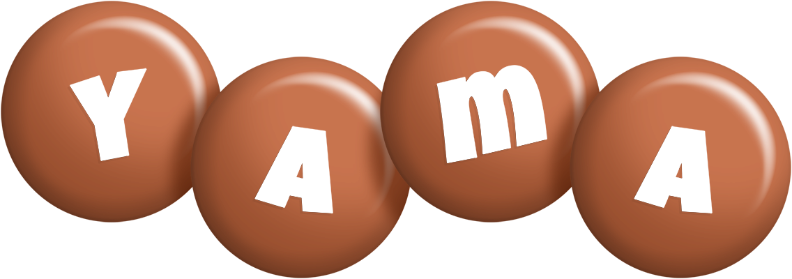 Yama candy-brown logo