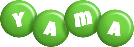 Yama candy-green logo