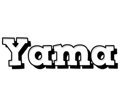 Yama snowing logo