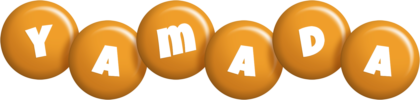 Yamada candy-orange logo