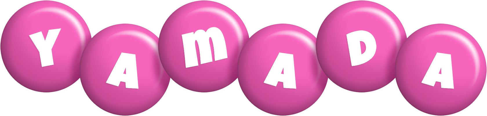 Yamada candy-pink logo