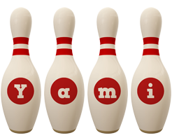 Yami bowling-pin logo