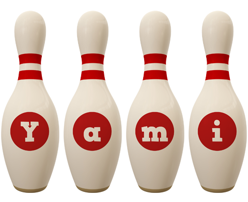 Yami bowling-pin logo