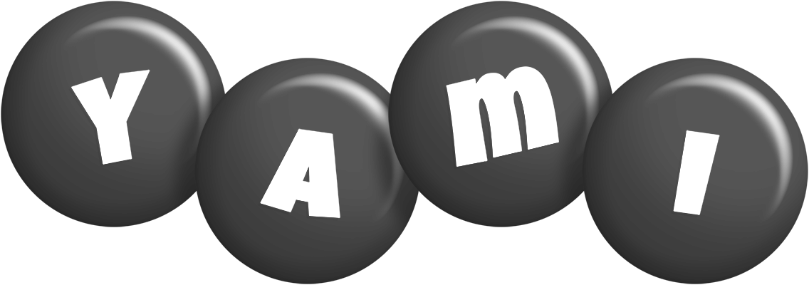 Yami candy-black logo