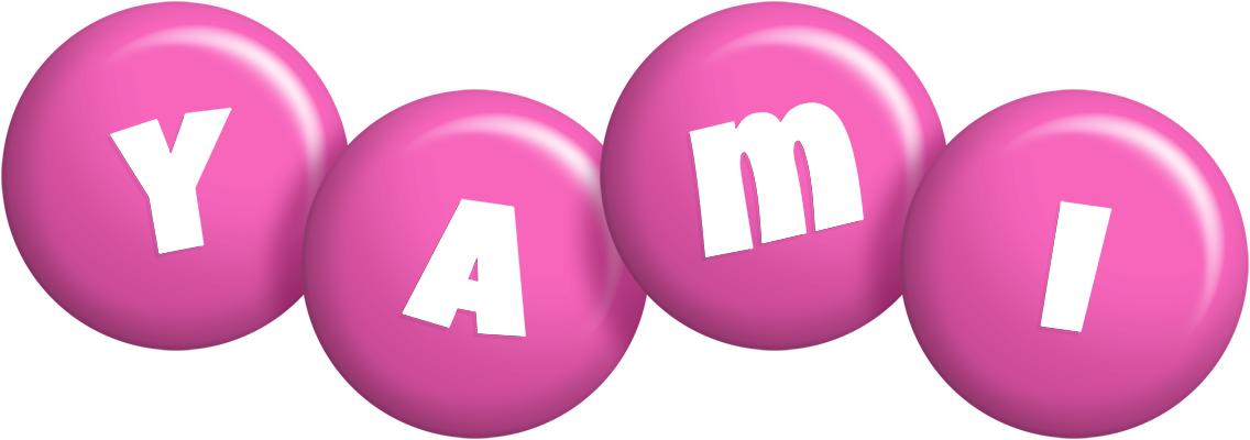 Yami candy-pink logo