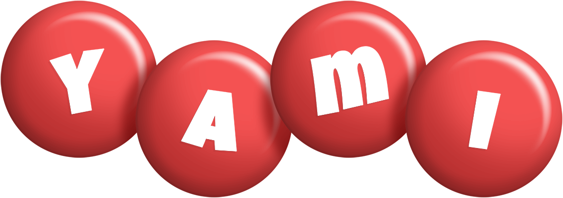 Yami candy-red logo