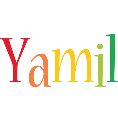 Yamil birthday logo