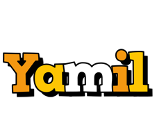 Yamil cartoon logo