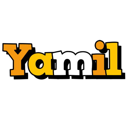 Yamil cartoon logo