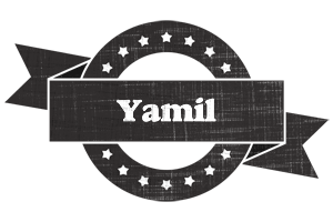 Yamil grunge logo