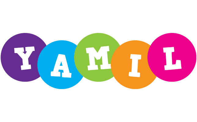Yamil happy logo