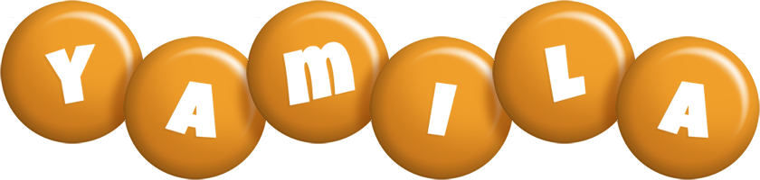 Yamila candy-orange logo