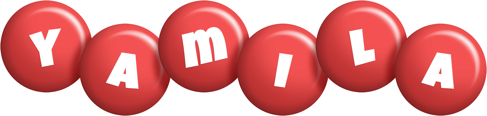 Yamila candy-red logo