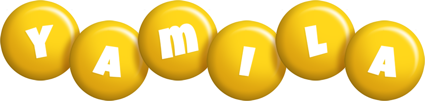 Yamila candy-yellow logo