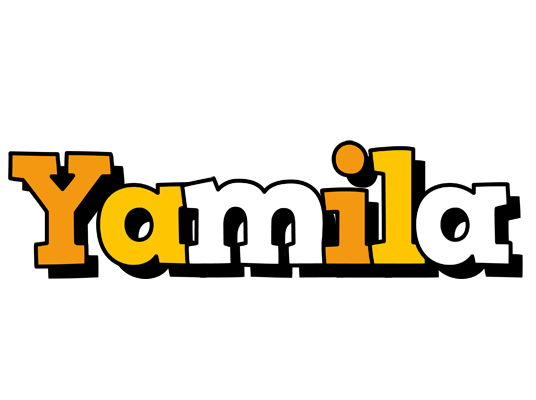 Yamila cartoon logo