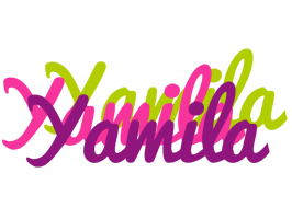 Yamila flowers logo
