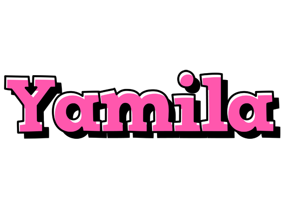 Yamila girlish logo