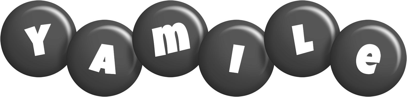 Yamile candy-black logo