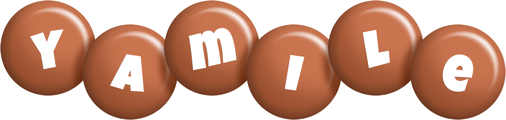 Yamile candy-brown logo