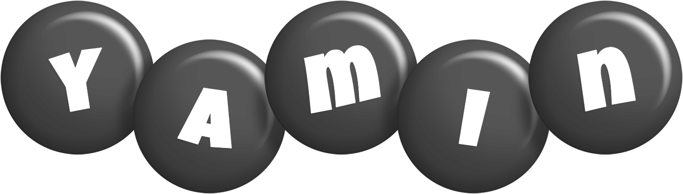 Yamin candy-black logo