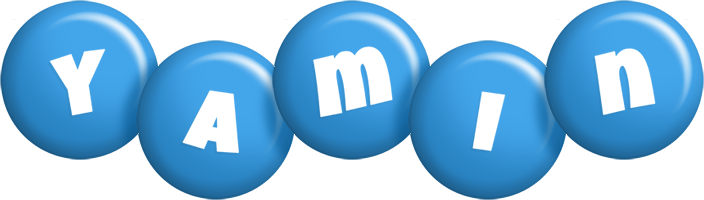 Yamin candy-blue logo