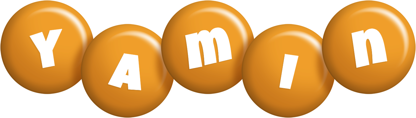 Yamin candy-orange logo