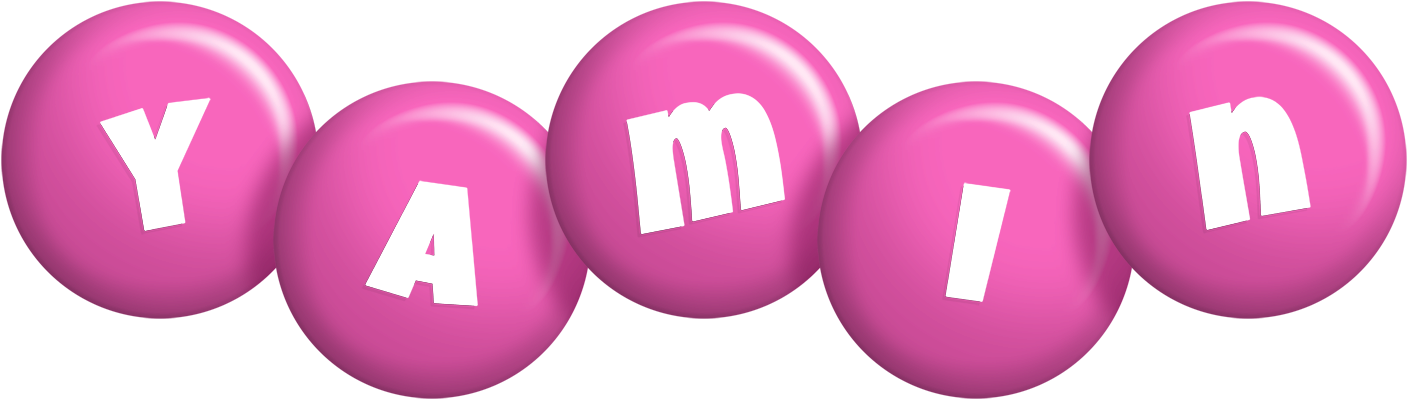 Yamin candy-pink logo