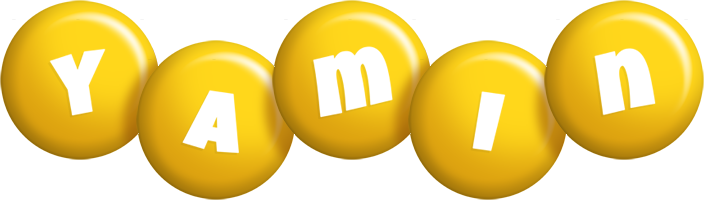 Yamin candy-yellow logo