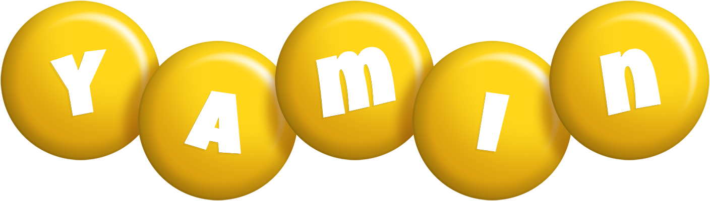 Yamin candy-yellow logo