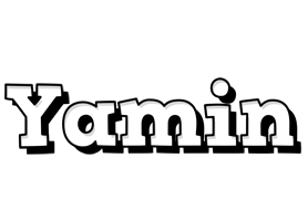 Yamin snowing logo