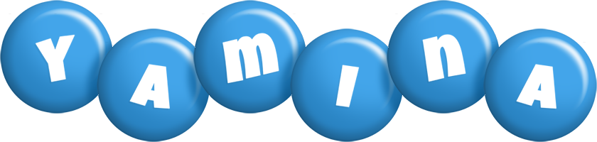 Yamina candy-blue logo