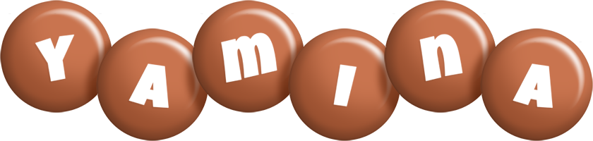 Yamina candy-brown logo