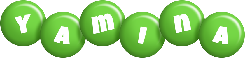 Yamina candy-green logo