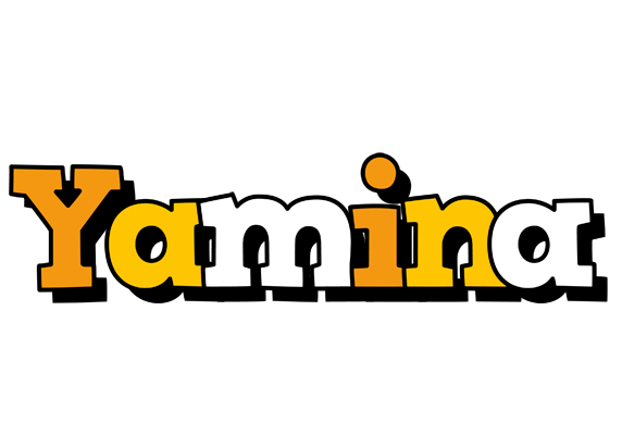 Yamina cartoon logo