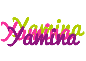 Yamina flowers logo