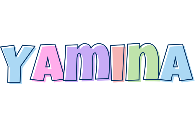 Yamina pastel logo