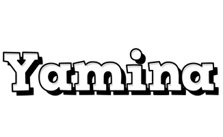 Yamina snowing logo