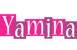 Yamina whine logo