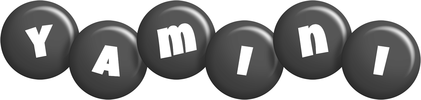 Yamini candy-black logo