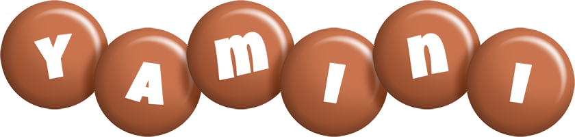 Yamini candy-brown logo